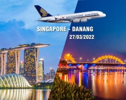 Singapore Airlines to re-open commercial flights to Da Nang from March 27, 2022