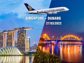 Singapore Airlines to re-open commercial flights to Da Nang from March 27, 2022